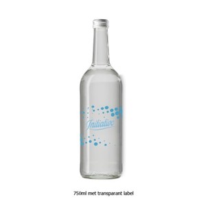 Glazen waterfles bedrukken 330ml