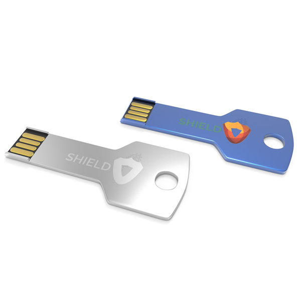 usb stick alu key bedrukken of graveren