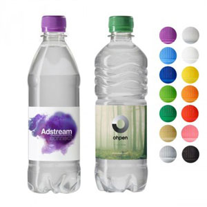 Waterflesjes bedrukken 500ml schroefdop